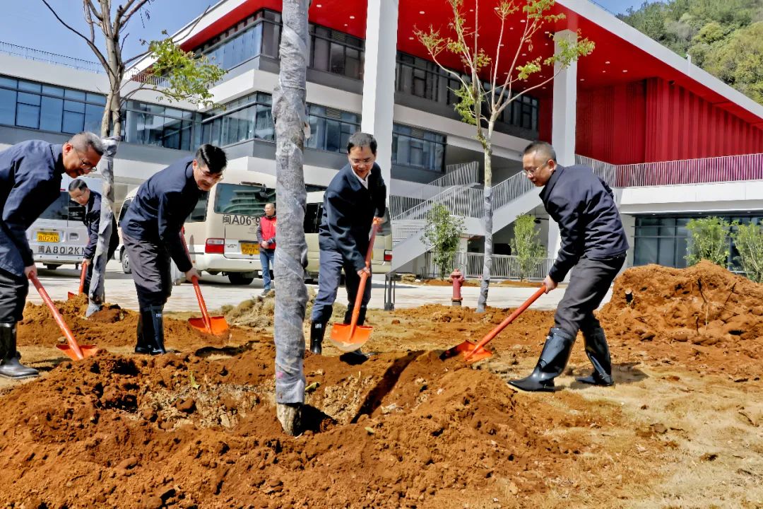 縣領導參加義務植樹活動